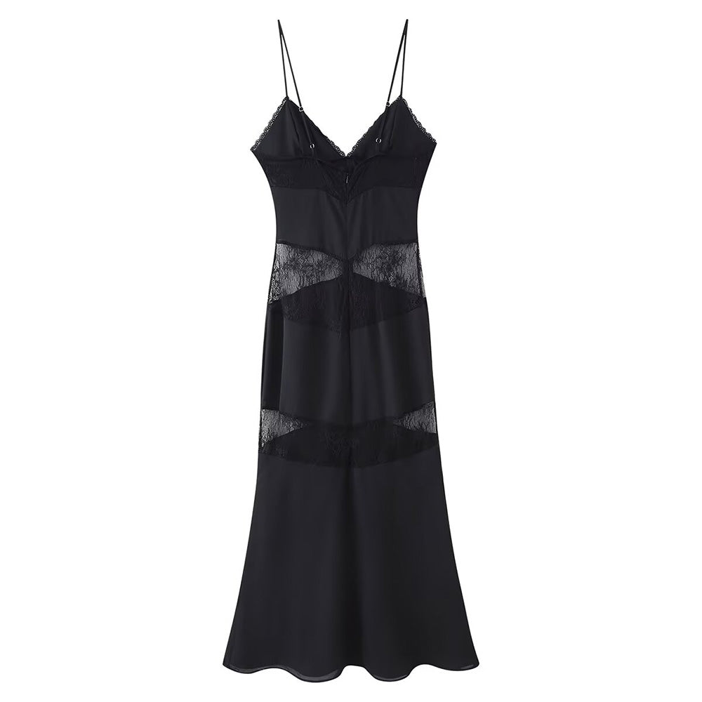 Noir Allure Slipdress