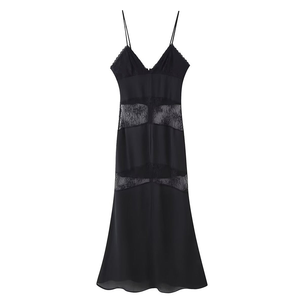 Noir Allure Slipdress